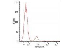 Flow Cytometry (FACS) image for anti-CD40 (CD40) antibody (ABIN263929) (CD40 Antikörper)