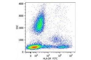 Flow Cytometry (FACS) image for anti-HLA-DR (HLA-DR) antibody (ABIN238445) (HLA-DR Antikörper)