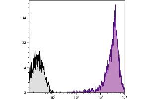 Human peripheral blood lymphocytes were stained with Mouse Anti-Human CD44-PE/CY7. (CD44 Antikörper  (APC))