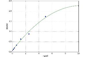 A typical standard curve (ATP2A3 ELISA Kit)