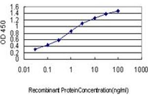 ELISA image for anti-Basic Helix-Loop-Helix Family, Member E40 (BHLHE40) (AA 130-229) antibody (ABIN563685)