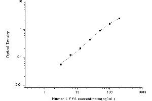 Typical standard curve (PPIA ELISA Kit)
