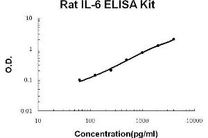 Rat IL-6 PicoKine ELISA Kit standard curve (IL-6 ELISA Kit)