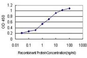 ELISA image for anti-Tumor Susceptibility Gene 101 (TSG101) (AA 201-280) antibody (ABIN563269)