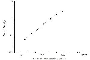Typical standard curve (IFNA ELISA Kit)
