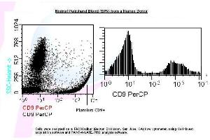 Image no. 1 for anti-CD9 (CD9) antibody (PerCP) (ABIN1112245) (CD9 Antikörper  (PerCP))