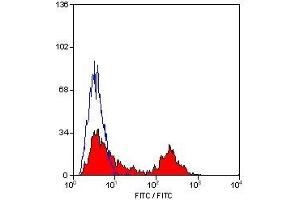 Flow Cytometry (FACS) image for anti-MHC Class II DQ/DR antibody (PE) (ABIN2475627) (MHC Class II DQ/DR Antikörper (PE))