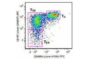 Flow Cytometry (FACS) image for Human Naive/Memory T cell ID Panel, Mouse IgG1/Mouse IgG1/Mouse IgG2b/Mouse IgG2a (ABIN2669194)